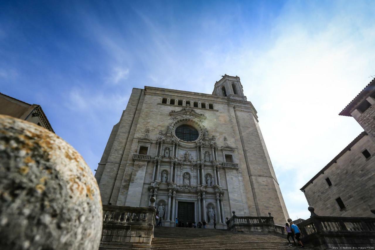 Catedral Boutique Studio Appartamento Girona Esterno foto